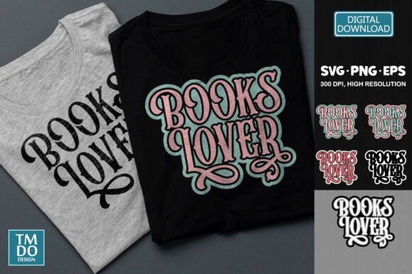 Books Lover SVG Review: Retro Reading Designs