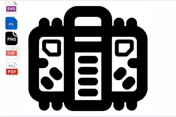 Boombox SVG Retro Music Cassette Player Embroidery Review