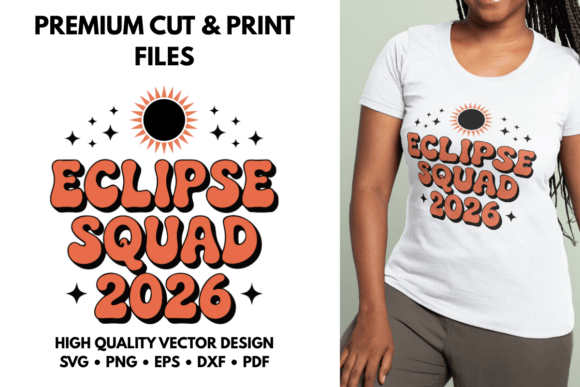Eclipse Squad 2026 Retro Sun SVG Review