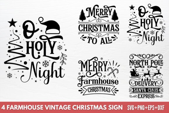 Farmhouse Vintage Christmas Sign SVG Review