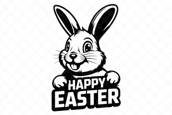 Happy Easter SVG Review: Retro Bunny for Embroidery