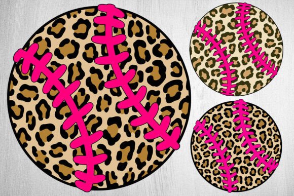 Leopard Print Baseball Svg, Softball Svg Review