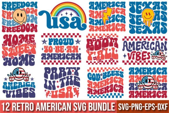 Retro American SVG Bundle Review
