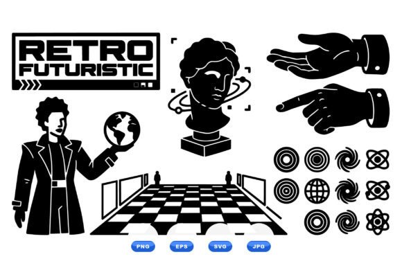 Retro Futuristic SVG Collection Review