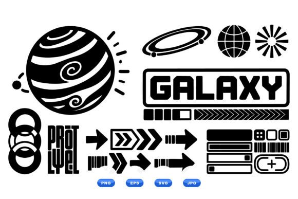 Retro Galaxy SVG Icons Review