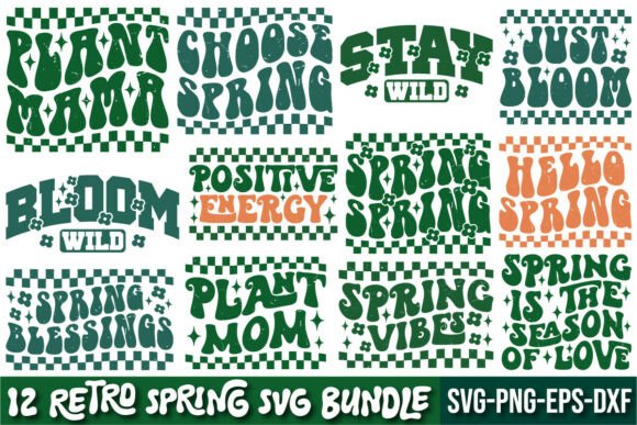 Retro Spring SVG Bundle Vol. 5 Review