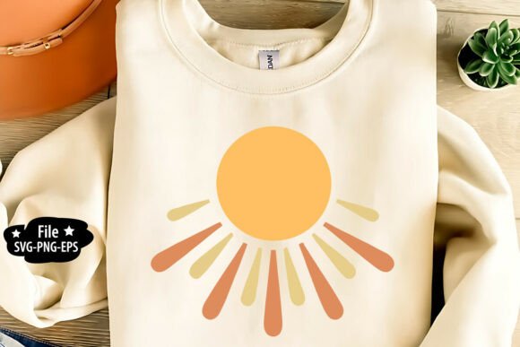 Retro Sun SVG PNG Review: A Designer’s Take on Embroidery Potential
