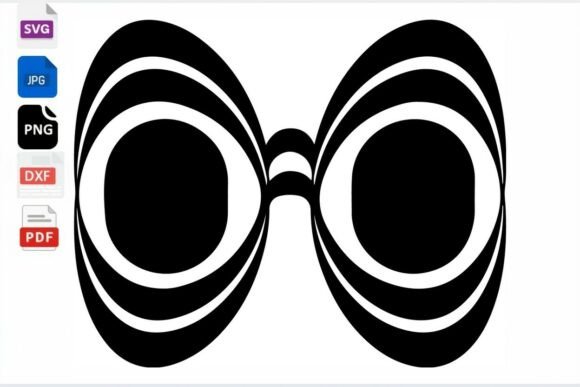 Retro Sunglasses SVG Cut File
