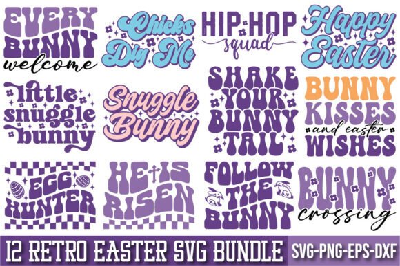 Reviewing 12 Retro Easter SVG Bundle for Embroidery