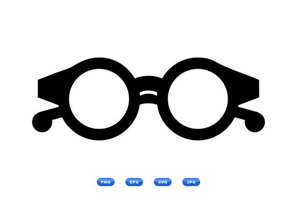 Round Retro Glasses SVG Review