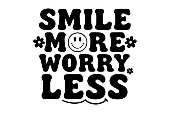 Smile More Worry Less SVG Retro Smiley Review